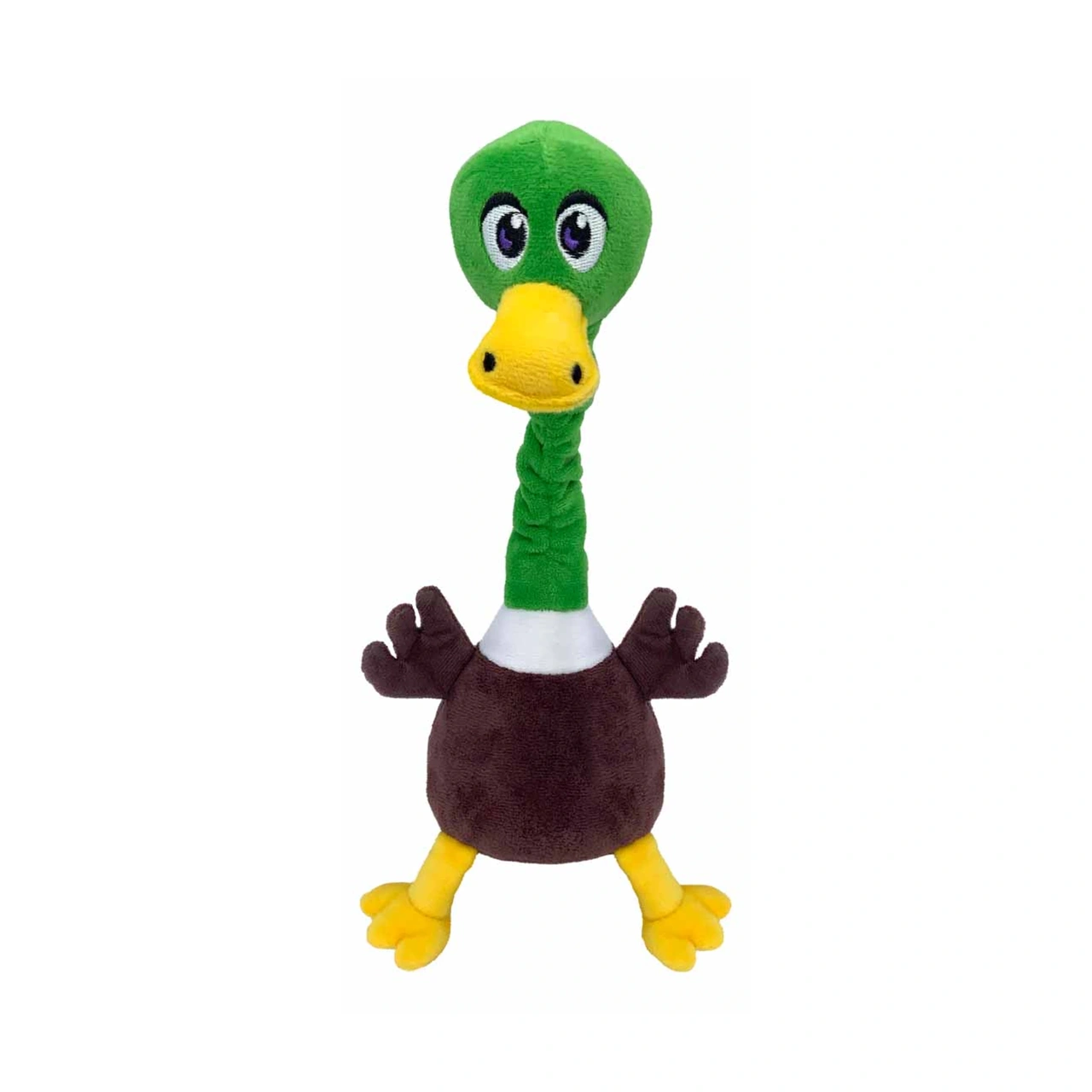 KONG Shakers Bobz Mallard 29 cm - lang andebamse med dyb lyd